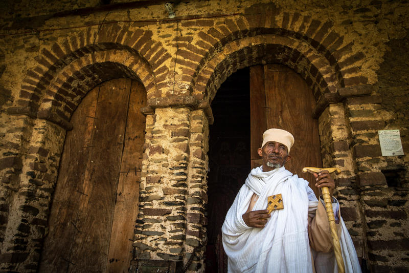 priest in gondar Ethiopia